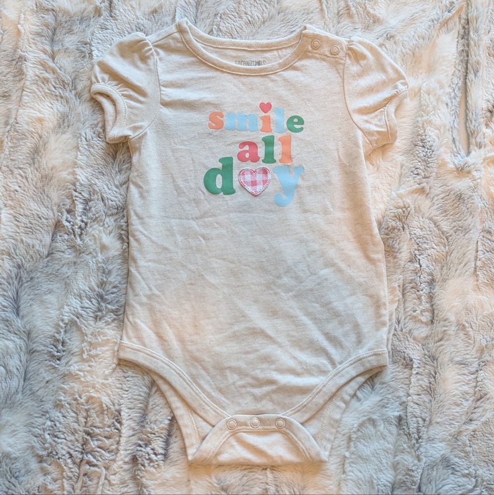 Garanimals 18 Month Short Sleeve Bodysuit Onesie